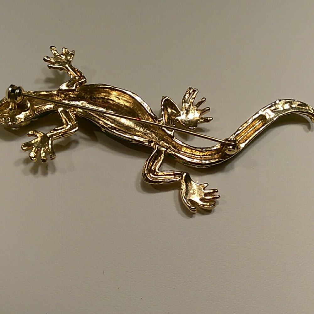 Vintage Lizard Pin - Picture 3 of 3